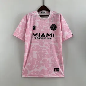 23-24 Inter Miami x Bape Limited Pink Shirt Special Edition Kit