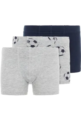 3-pack of underpants (mini) - Grey and navy