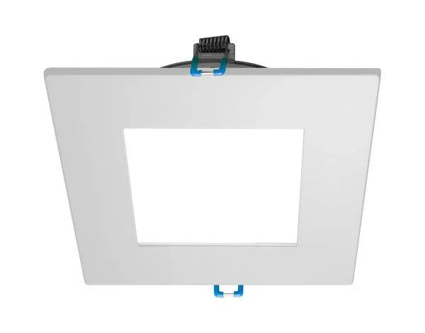 4 in. Square White Flat Panel LED Downlight in 5000K