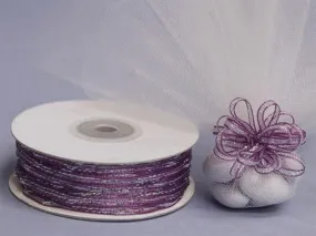 50 Yards 1/8" DIY Eggplant Pull Ribbon Wedding Party Dress Favor Gift Craft