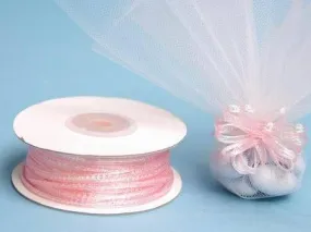 50 Yards 1/8" DIY Pink Pull Ribbon Wedding Party Dress Favor Gift Craft
