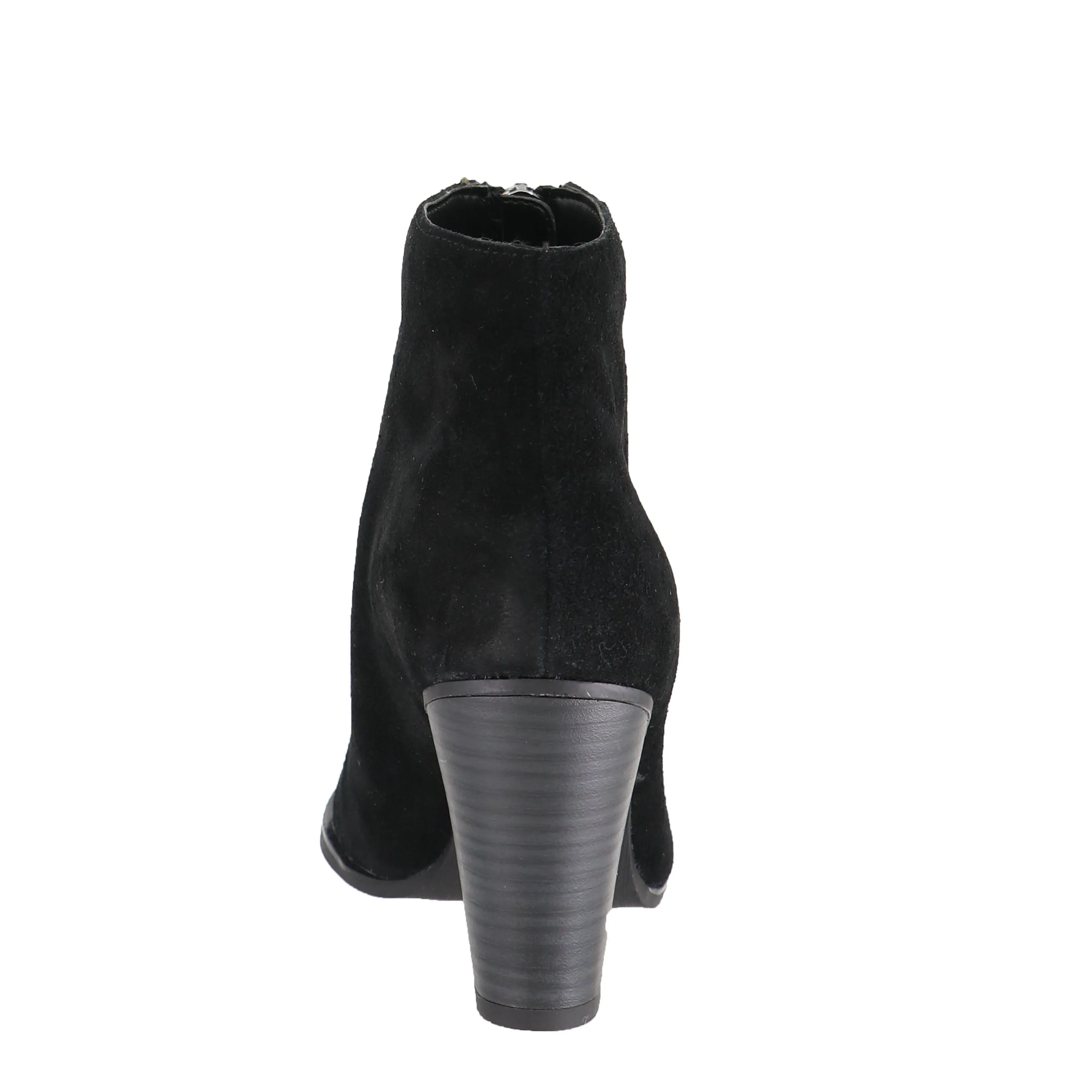 ABBY-02 BLACK SUEDE