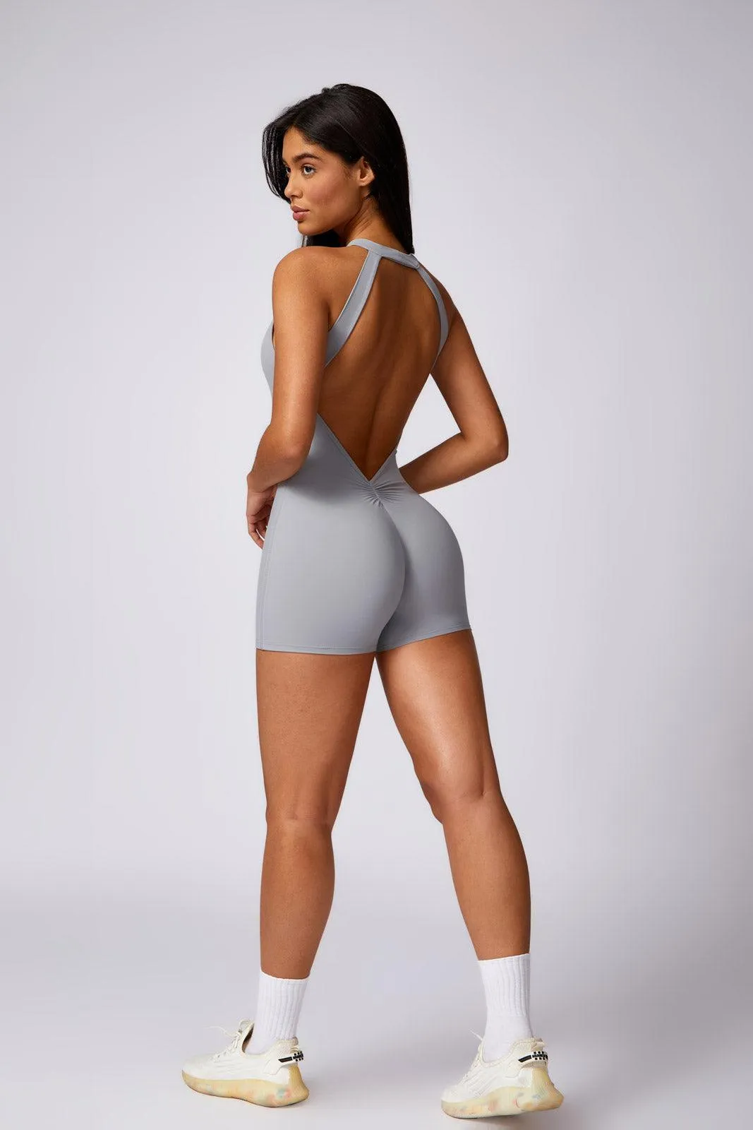 Aiden Romper - Rhino Grey (FINAL SALE)