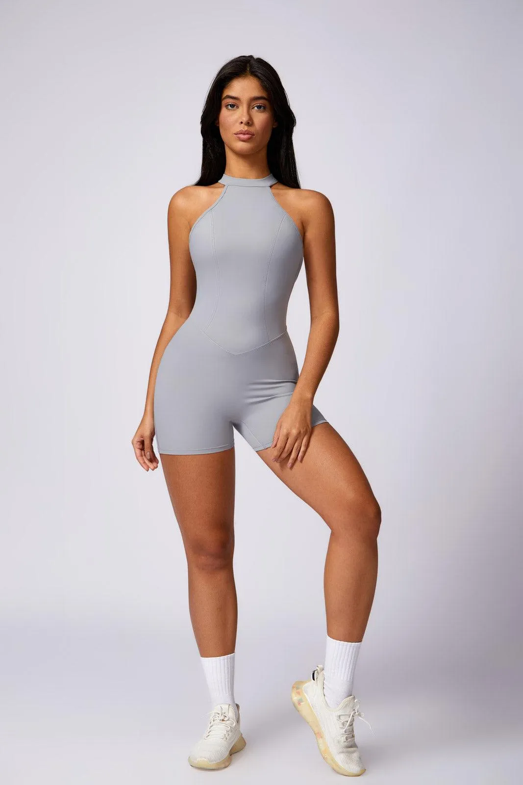 Aiden Romper - Rhino Grey (FINAL SALE)