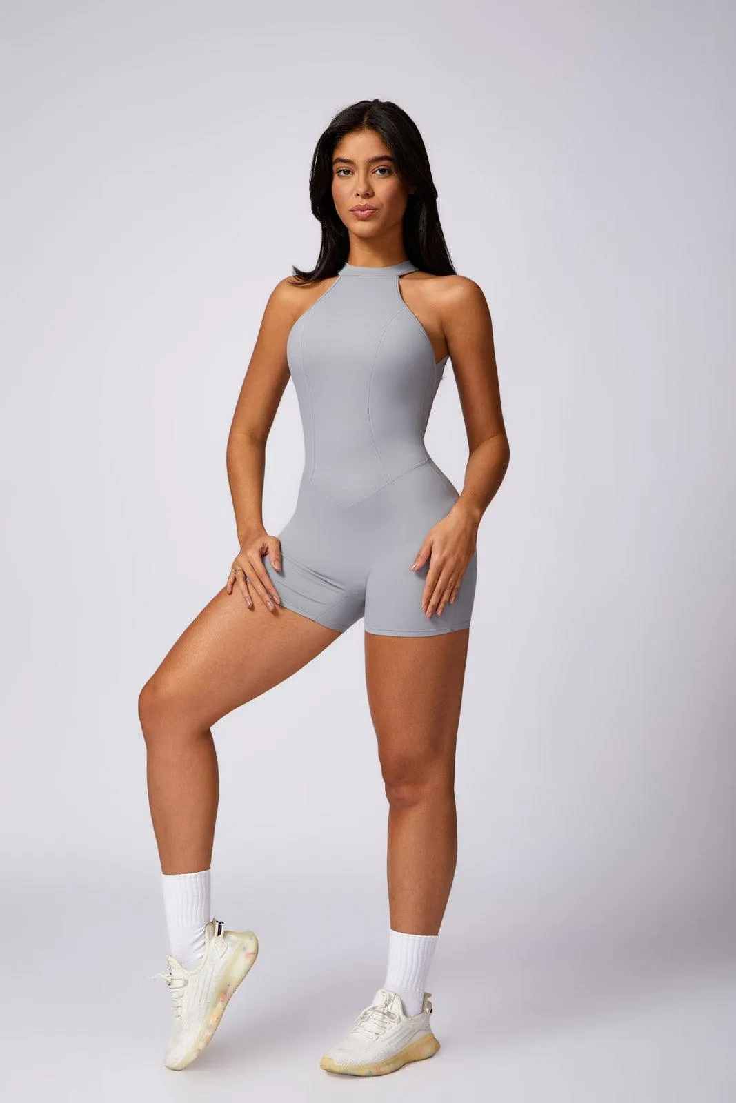 Aiden Romper - Rhino Grey (FINAL SALE)