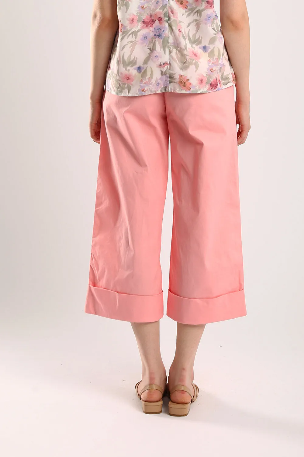 Amita Wide Leg Culottes in Pink