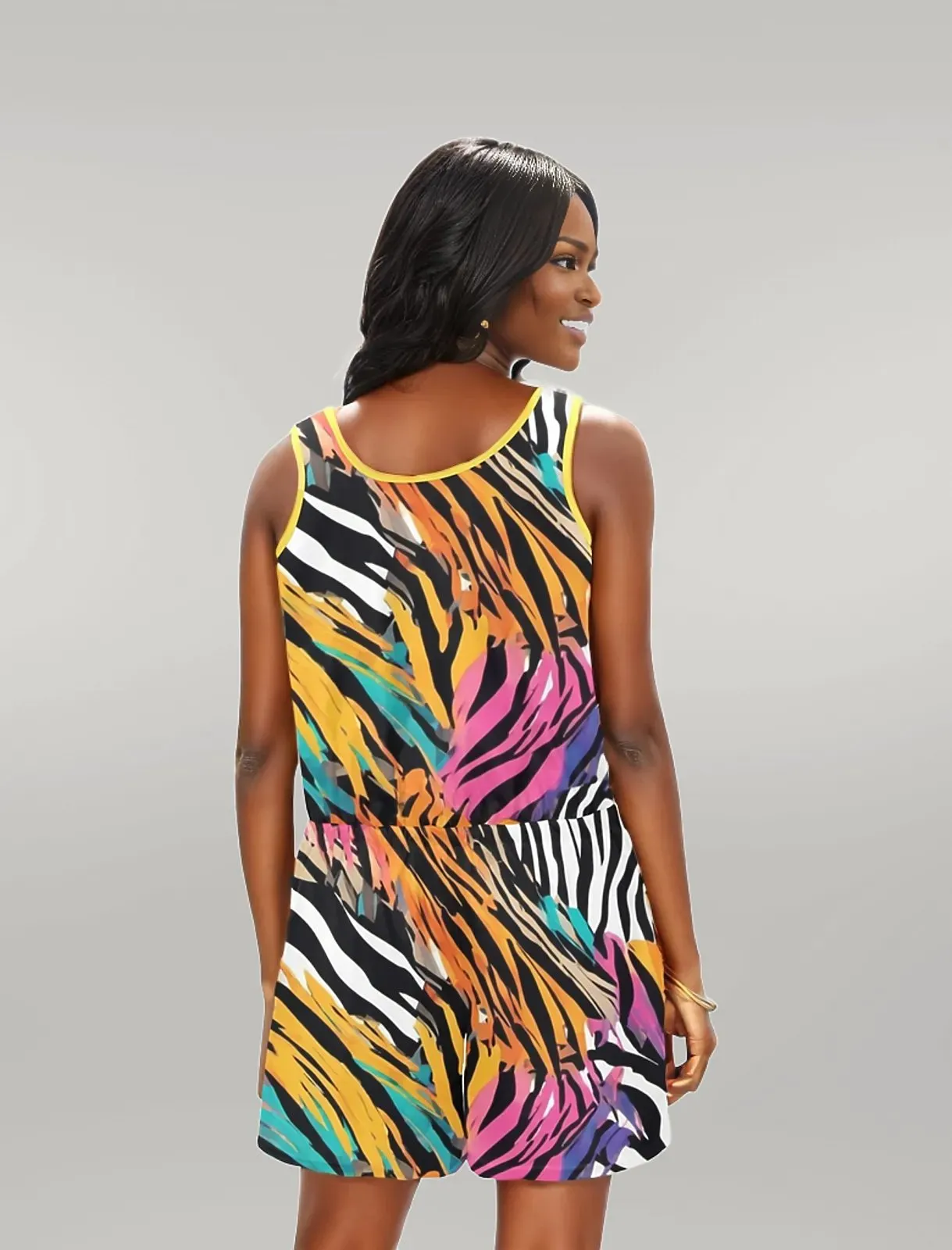 Animal Wild Women's Romper