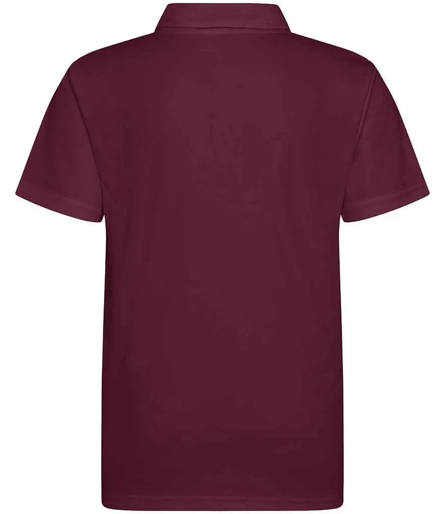 AWDis Kids Cool Polo Shirt | Burgundy