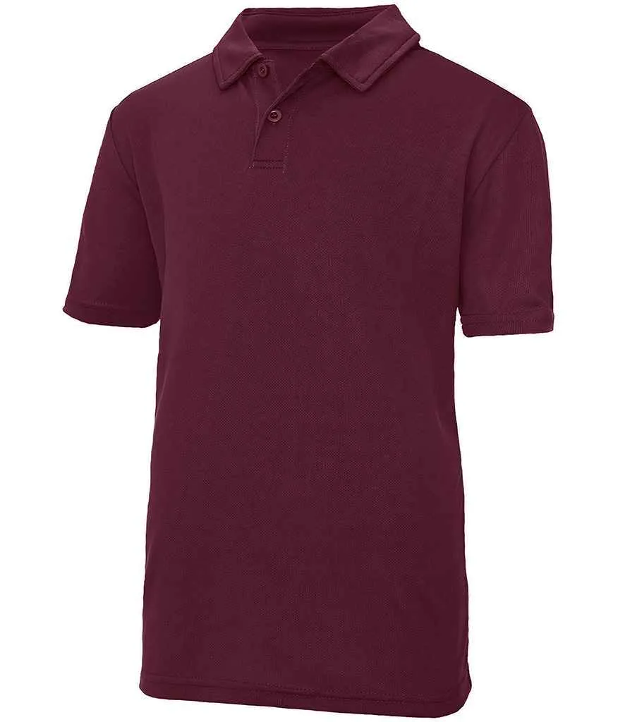 AWDis Kids Cool Polo Shirt | Burgundy