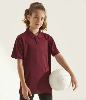 AWDis Kids Cool Polo Shirt | Burgundy