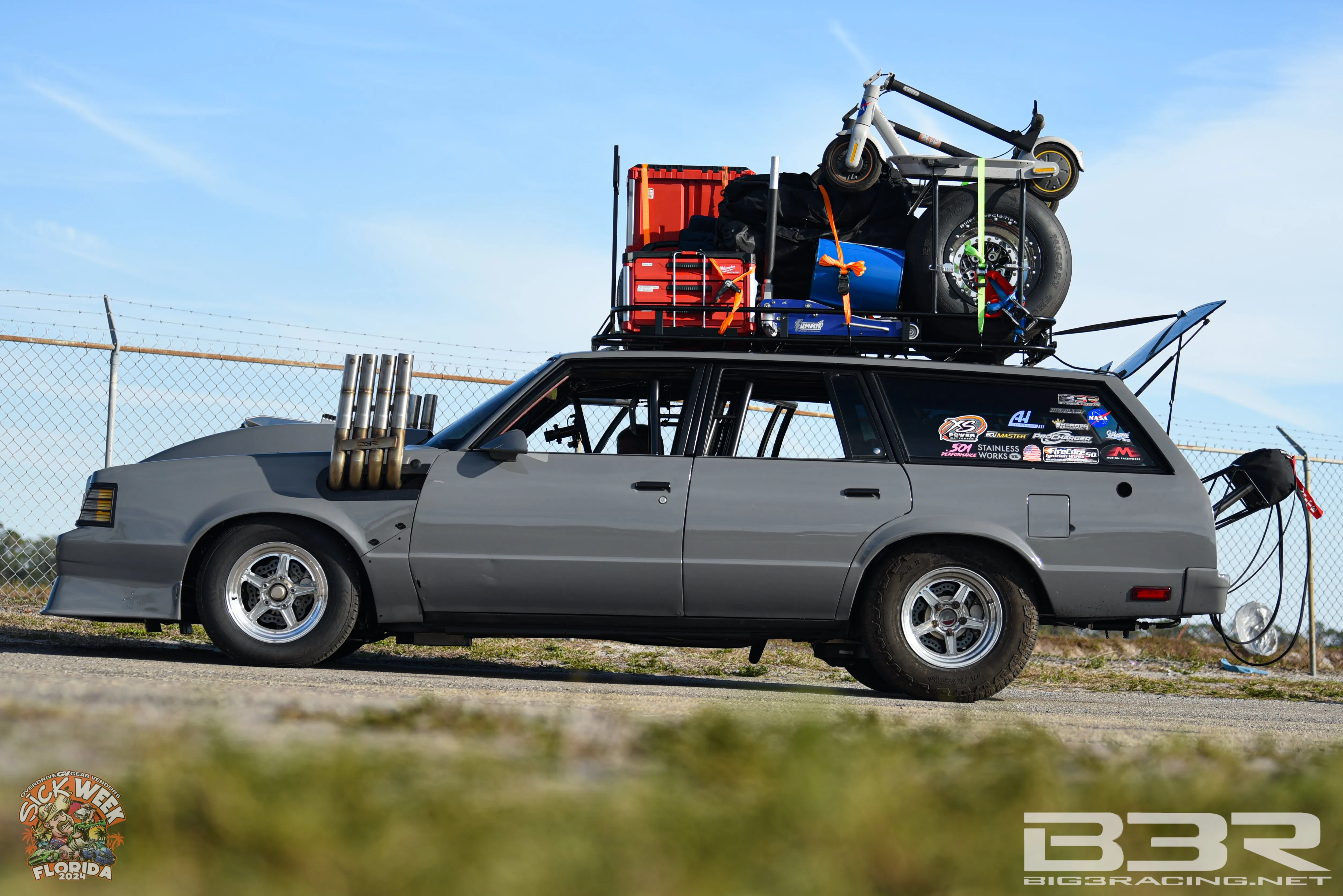 B3R Wagon Drag-n-Drive Specialists T-Shirt