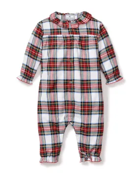 Baby's Twill Madeline Romper | Balmoral Tartan