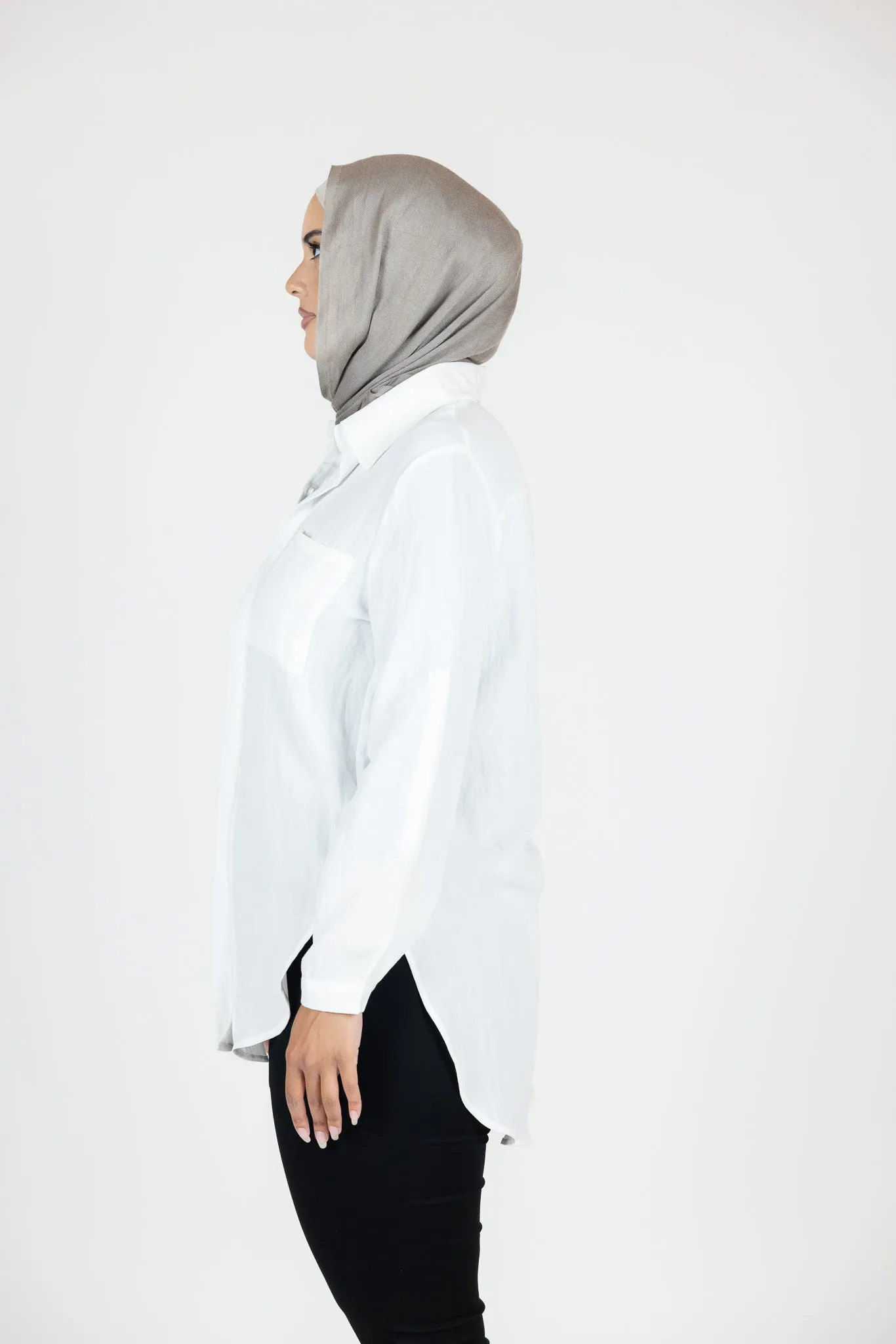 Basic Cotton Button Shirt