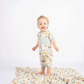 Beach Bamboo Shortie Romper - Beach Day, Baby