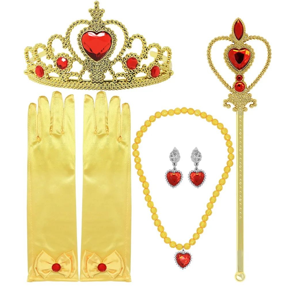 Belle Princess Dress with Accessories Set