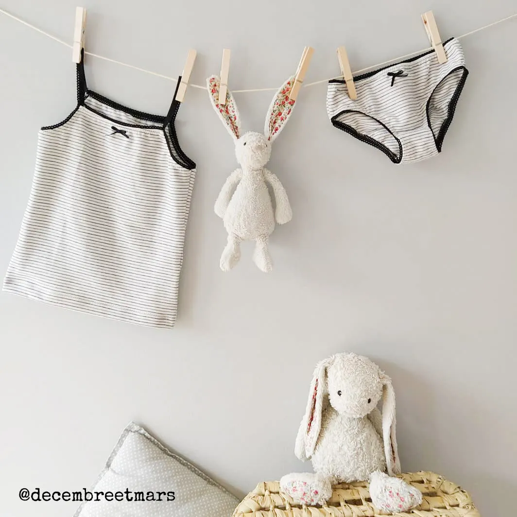 BELLE underwear set - Girl 3/12 - PDF Sewing Pattern