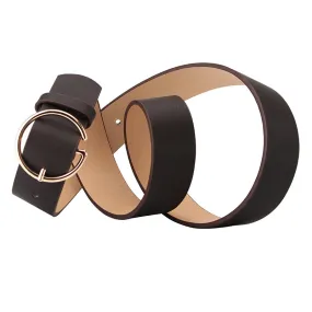 Belt Fashion Personalized Letter Alloy Buckle All-Matching Jeans with Skirt Decorative Belt