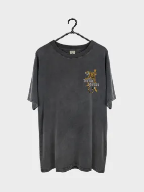 Bernie x Bones Tiger Scratch Tee - Washed Black