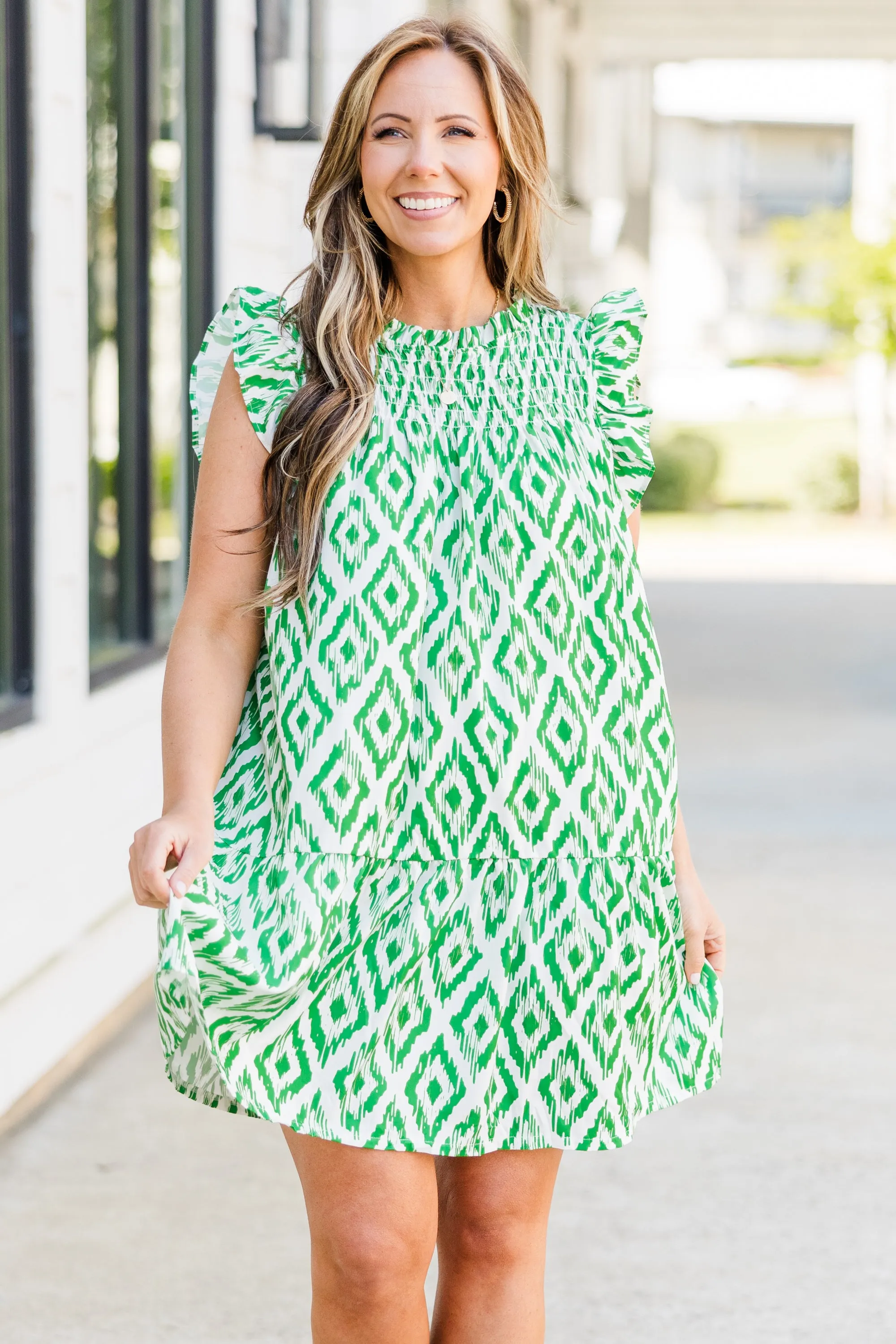 Better Around You Dress, Green