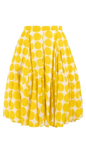 Birdy Skirt #2 Cotton Musola (Fuzzy Dots Small)