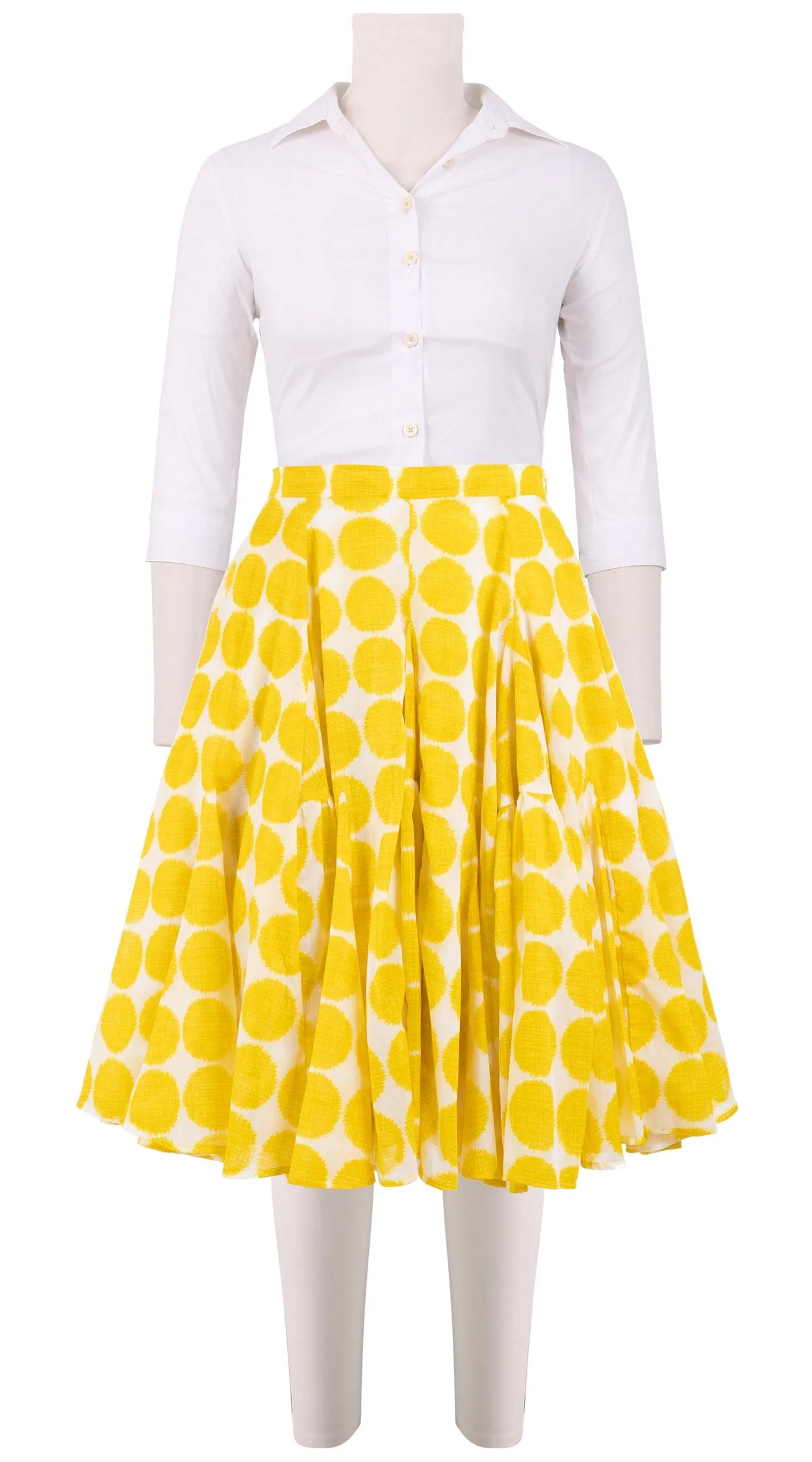 Birdy Skirt #2 Cotton Musola (Fuzzy Dots Small)