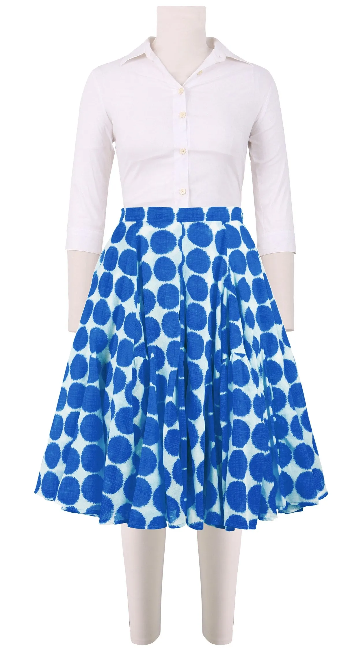 Birdy Skirt #2 Cotton Musola (Fuzzy Dots Small)