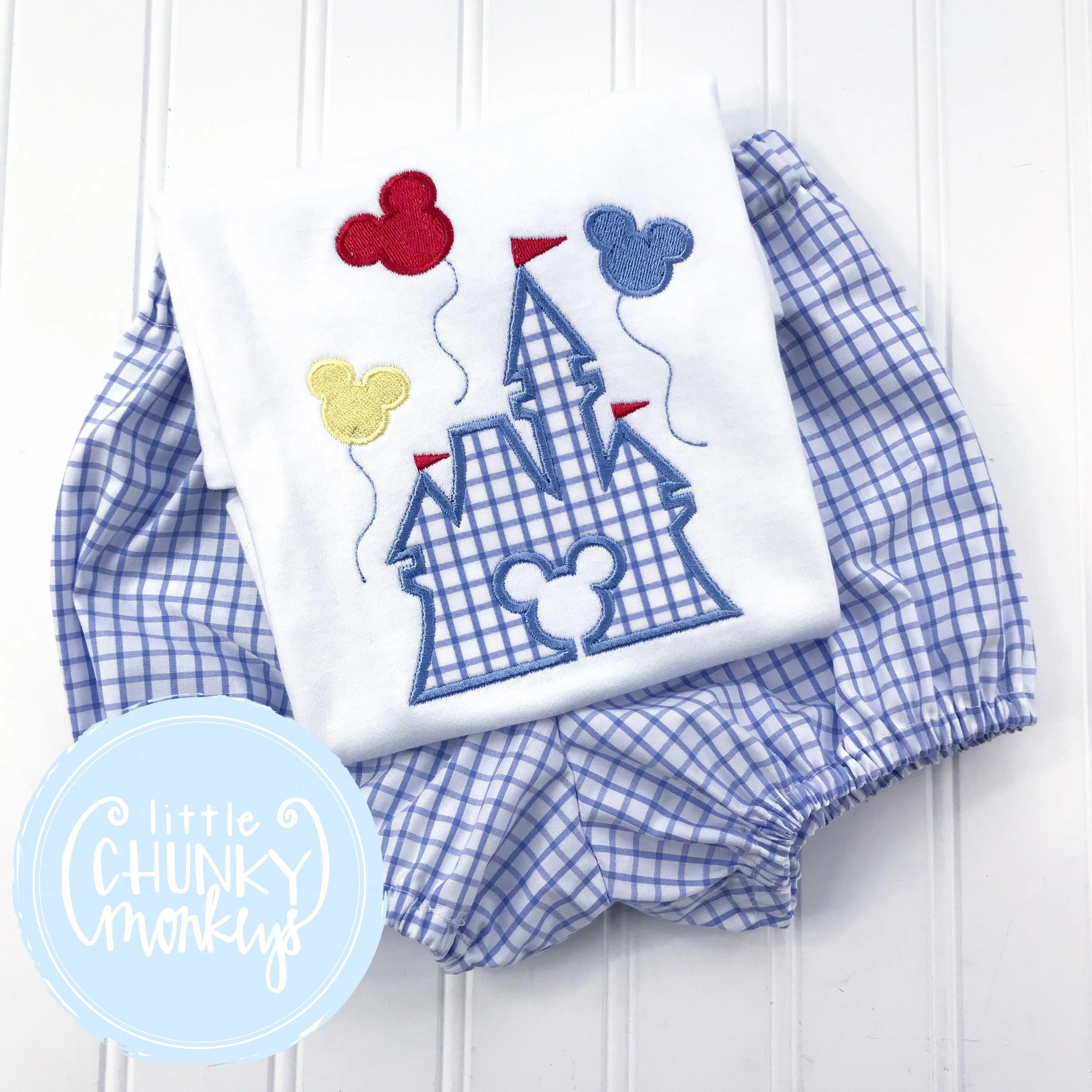 Boy Shirt - Castle with Mouse