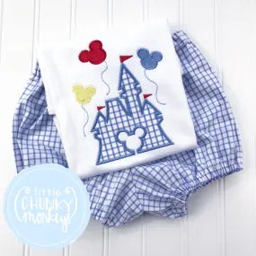 Boy Shirt - Castle with Mouse
