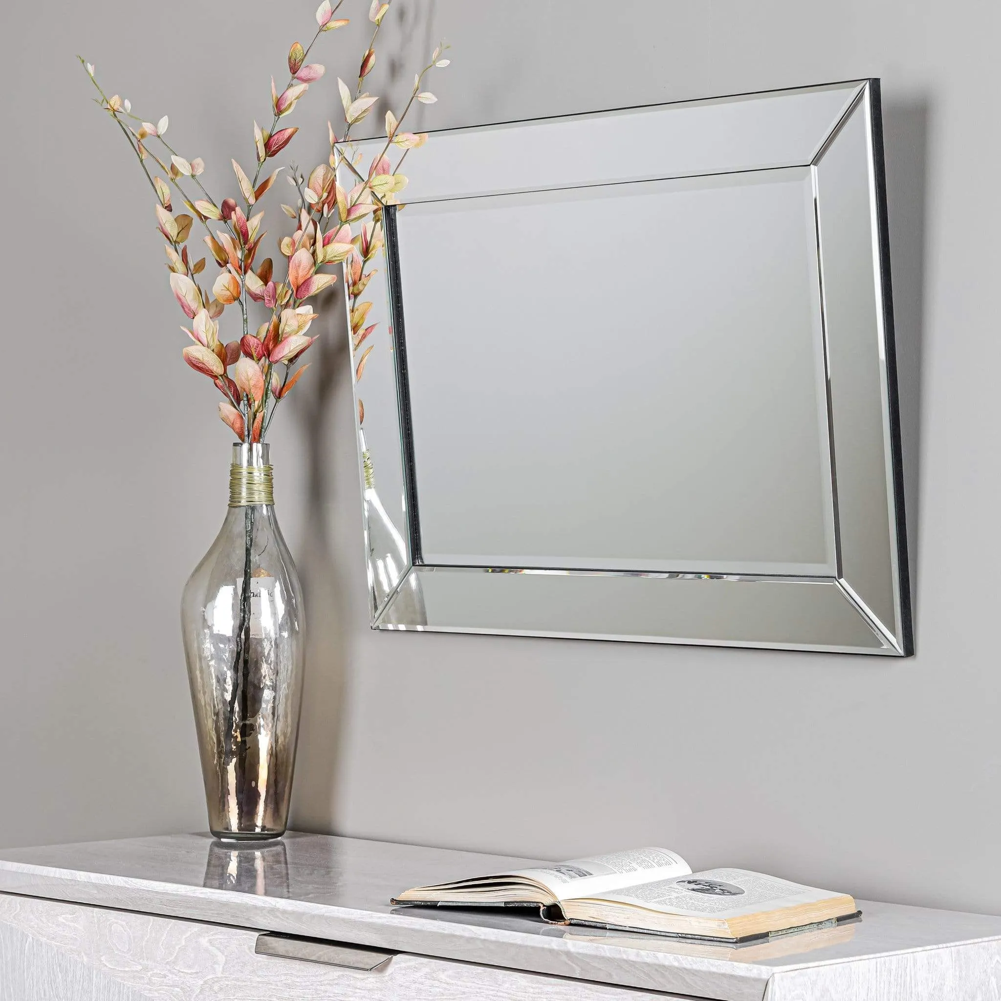 Brilliance Cut Bevelled Wall Mirror - 60 x 80cm