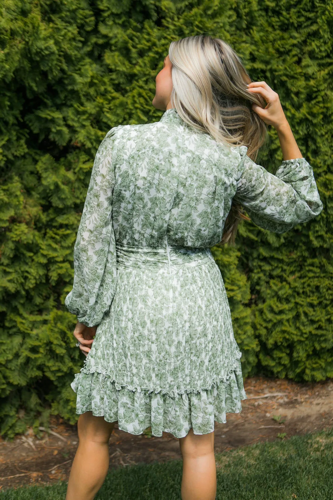 Brynley Dress in Green - FINAL SALE