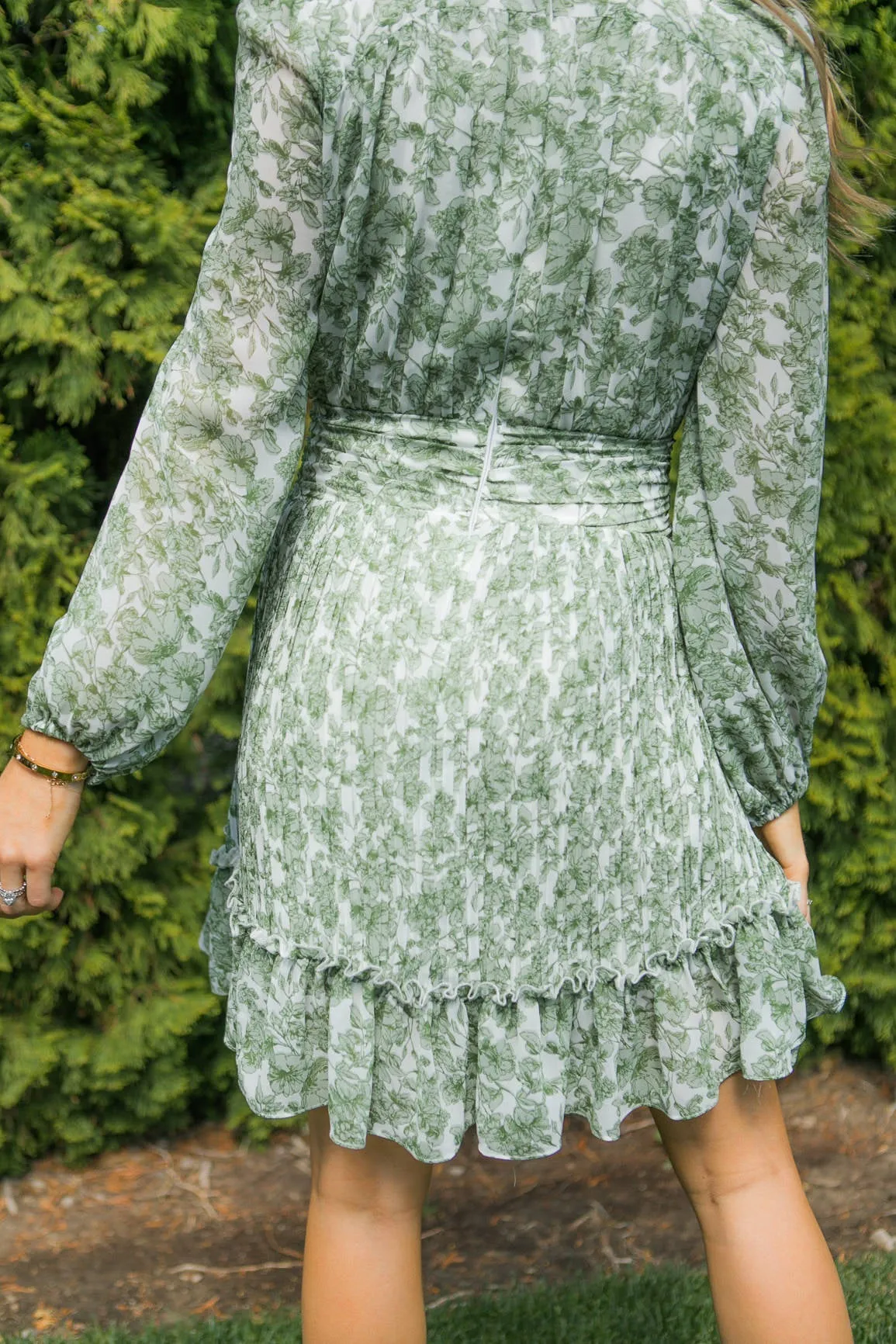 Brynley Dress in Green - FINAL SALE