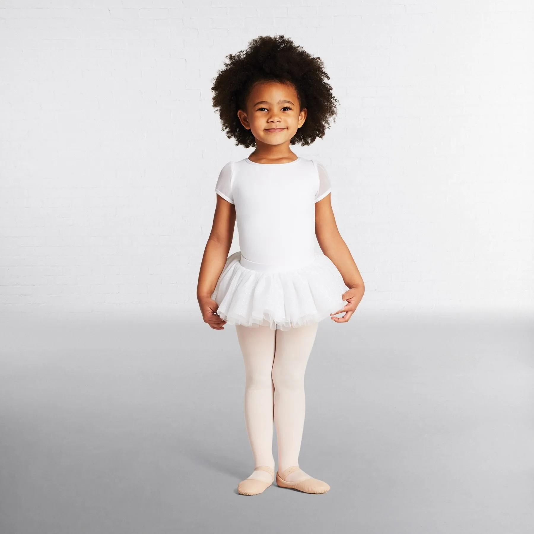 Capezio Glitter Tutu Skirt- Black/Pink/White