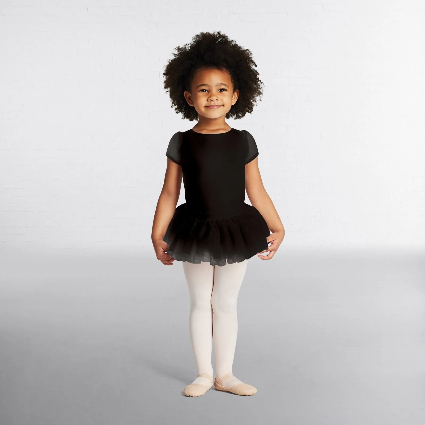 Capezio Glitter Tutu Skirt- Black/Pink/White