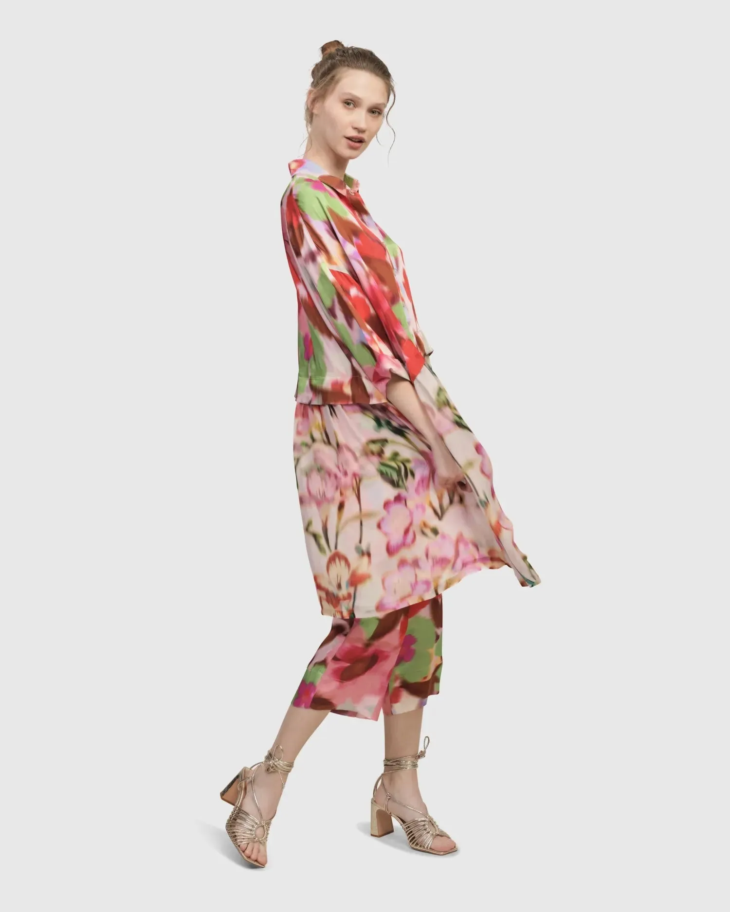 Cherry Blossom Babydoll Top, Blush