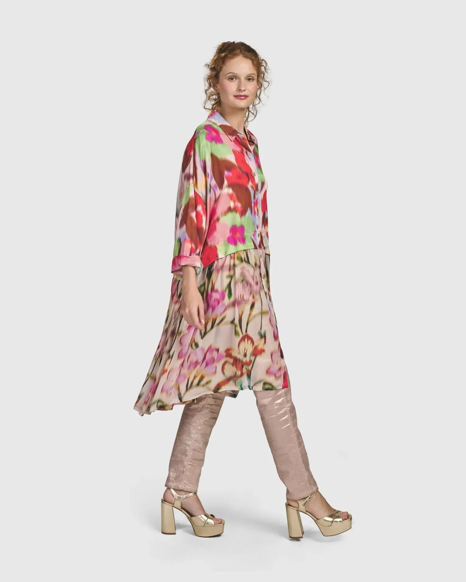 Cherry Blossom Babydoll Top, Blush