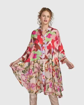 Cherry Blossom Babydoll Top, Blush