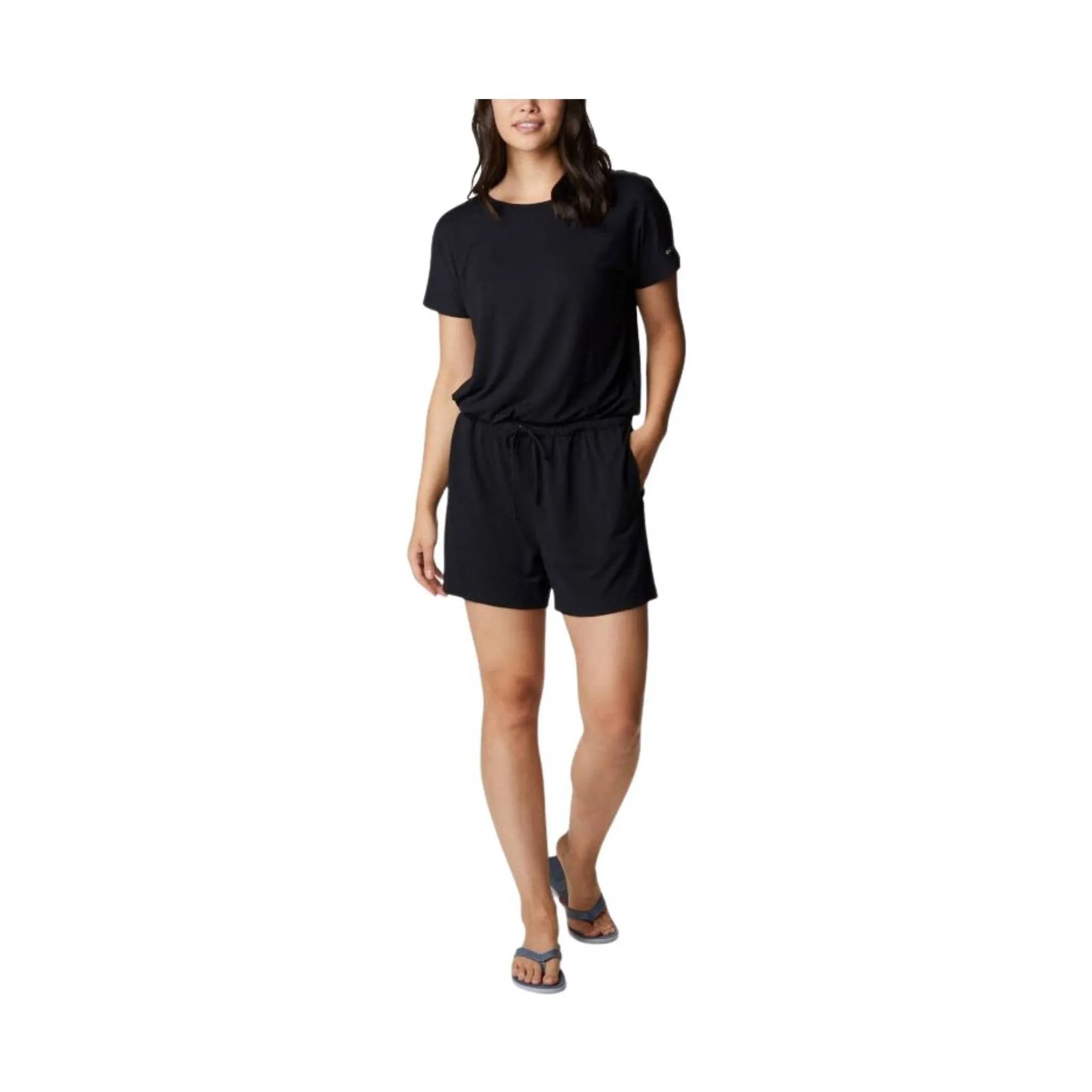 Columbia Women's Slack Water Knit Romper - Black FINAL SALE