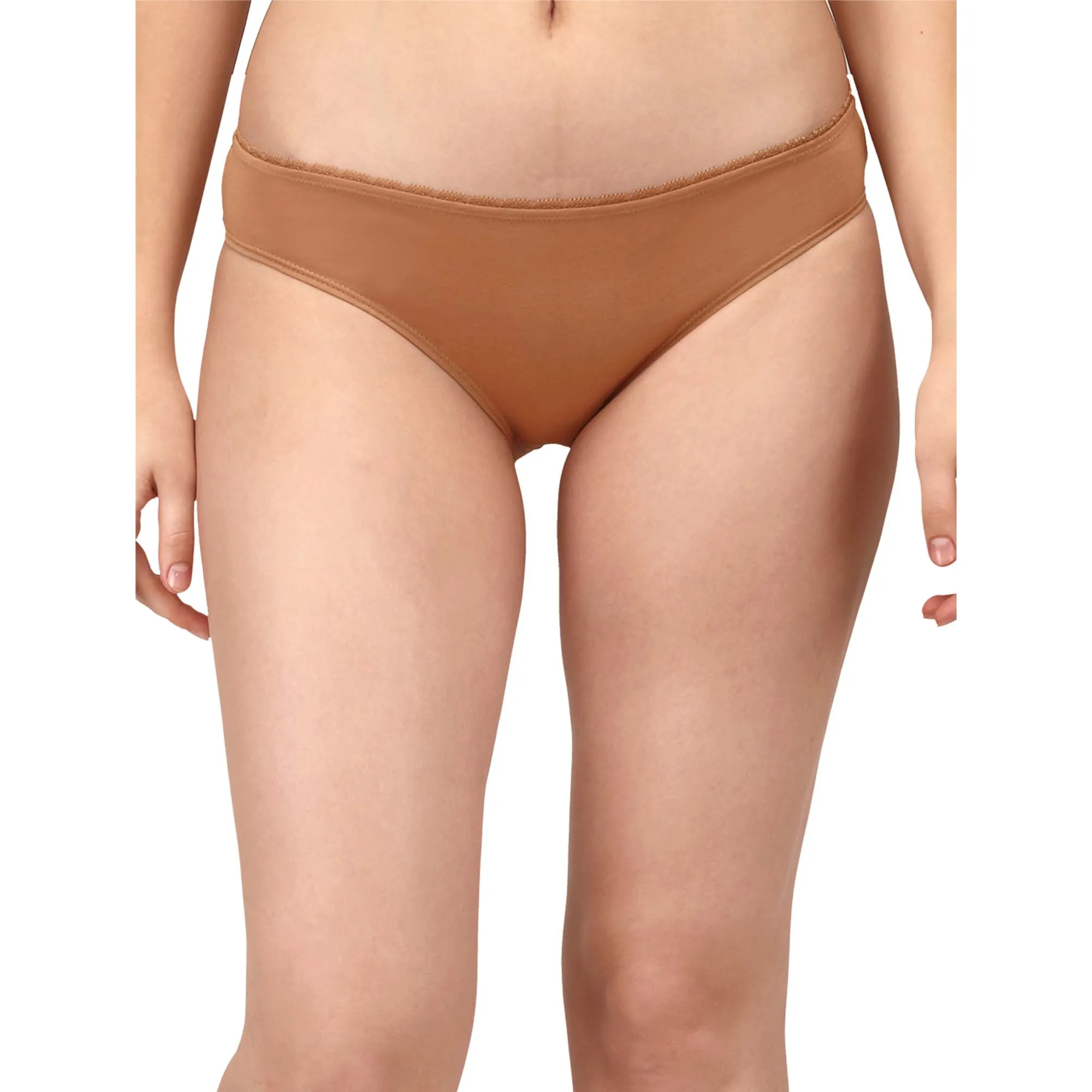 COTTON SPANDEX LOW RISE LACE BRIEF (PACK OF 2) 2BF-24