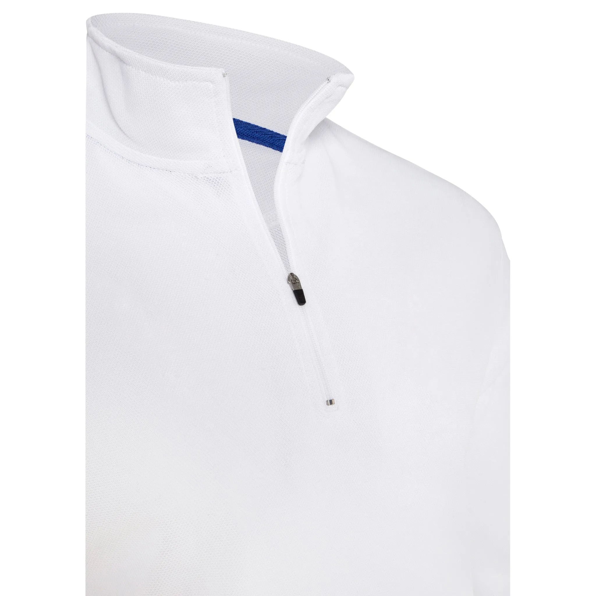 Crew Long Sleeve Polo - White