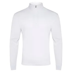 Crew Long Sleeve Polo - White