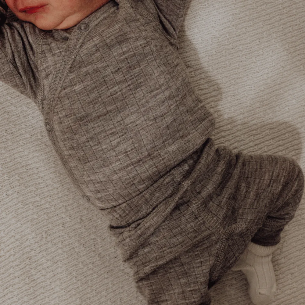 Cross-over body - Long sleeve - 100% Wool