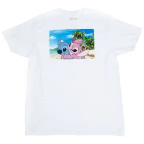 Disney Stitch And Angel Beach Hug T-Shirt