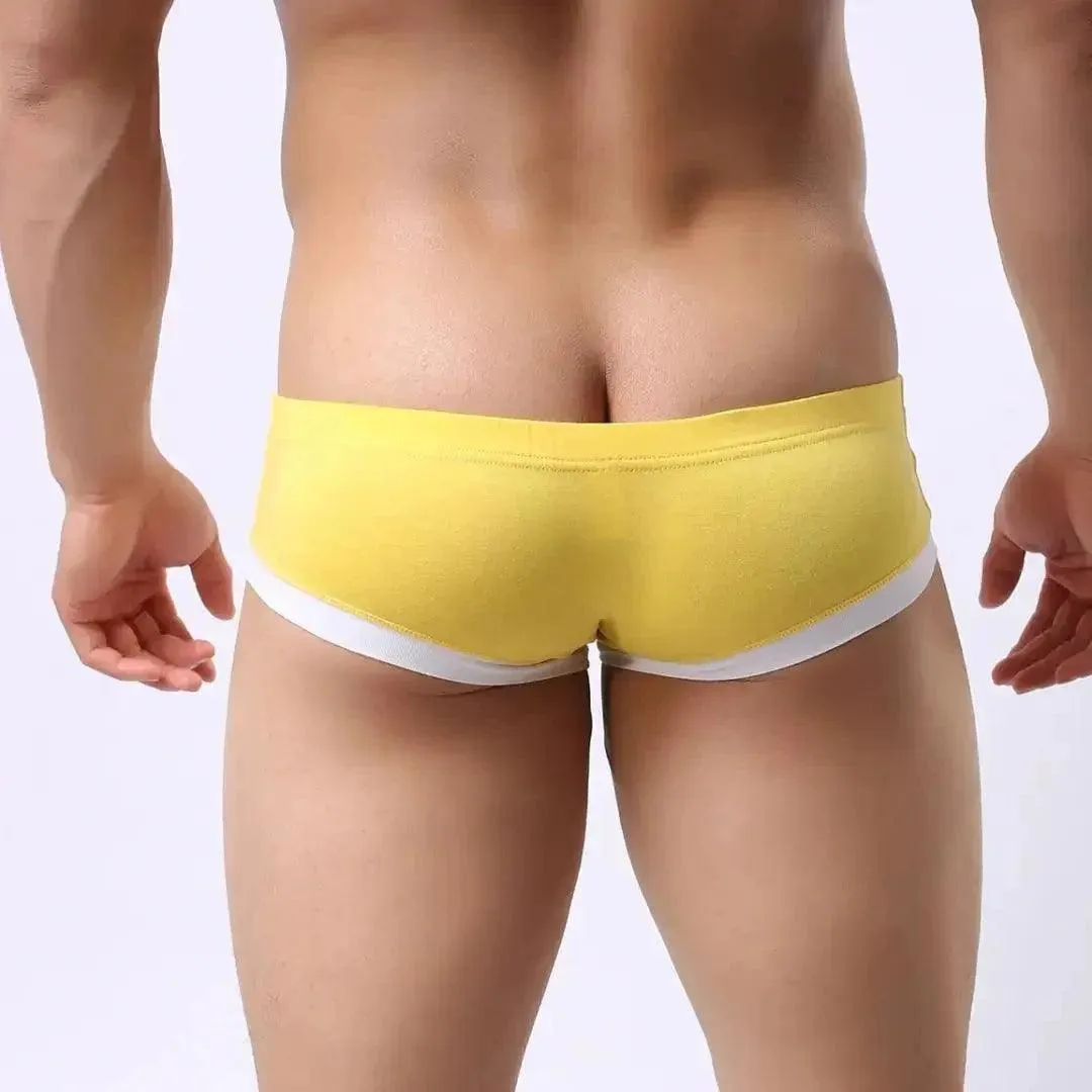 DomiGe Men's Low-Rise Trunks with Pouch Boxer Trunks for Men