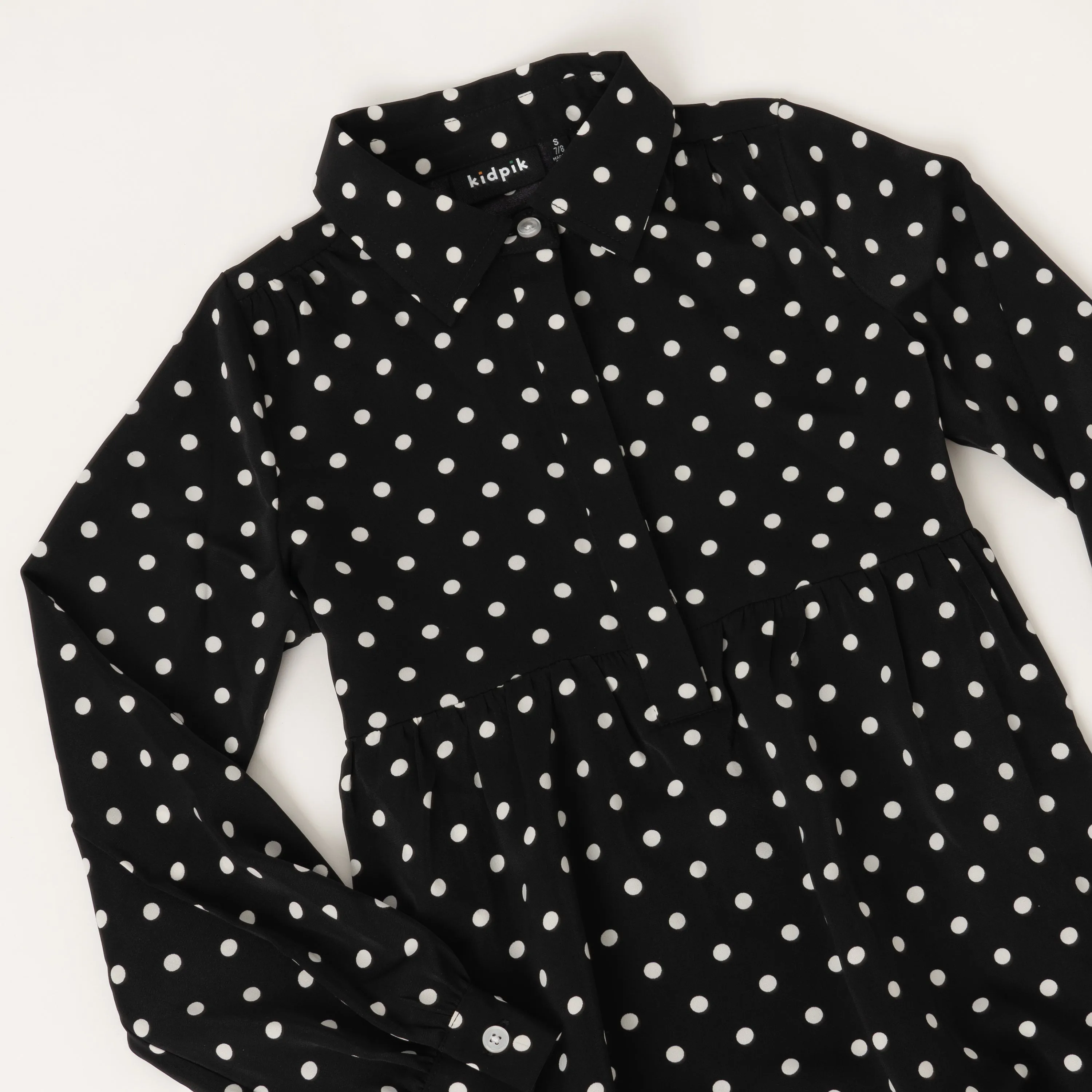 Dot Babydoll Trapeze Dress