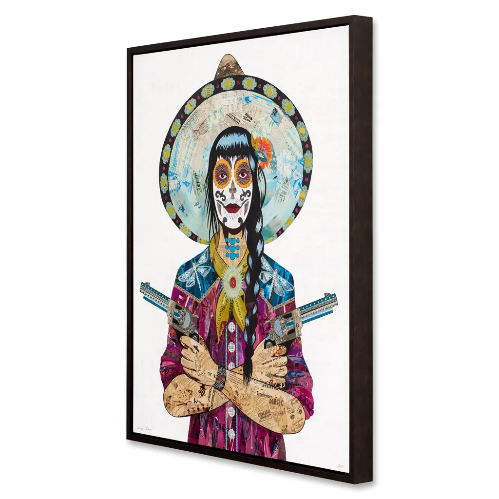 DRAGONFLY DAREDEVIL canvas art print with float frame