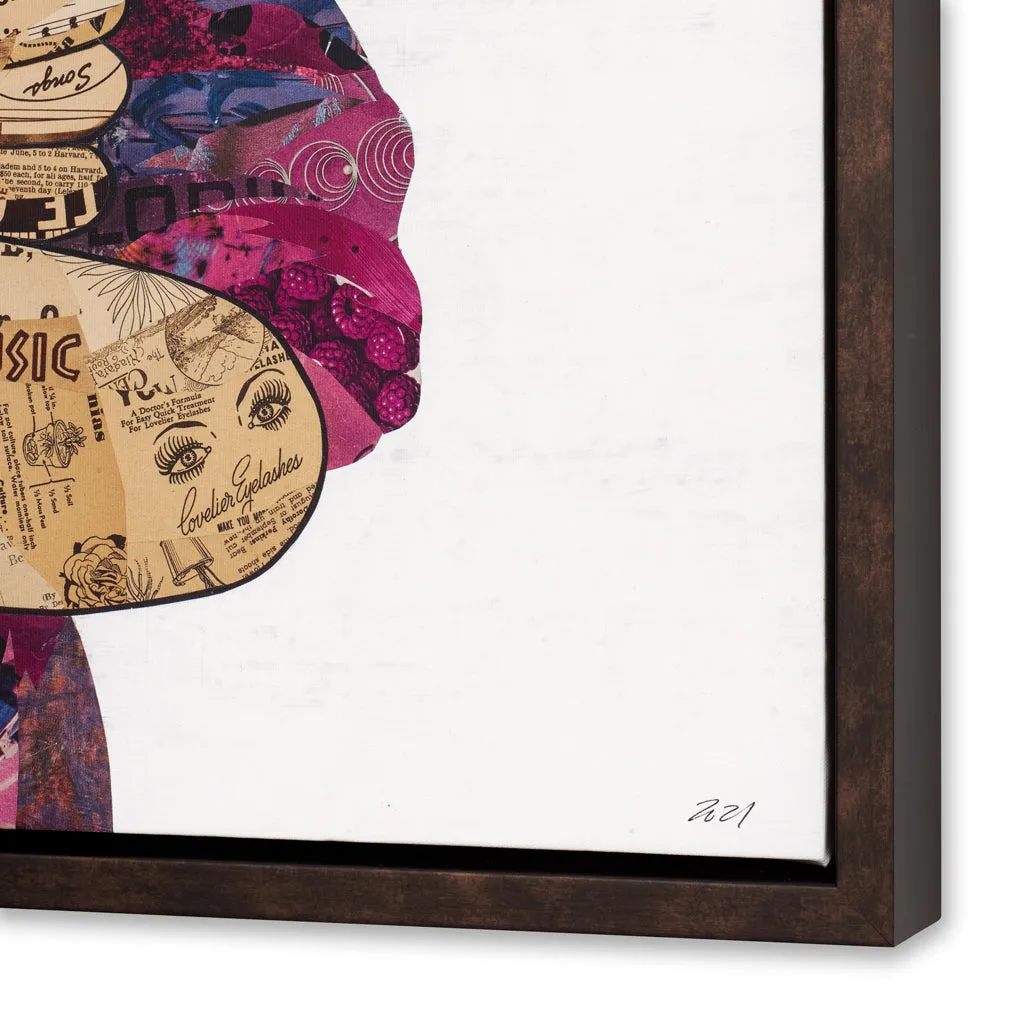 DRAGONFLY DAREDEVIL canvas art print with float frame