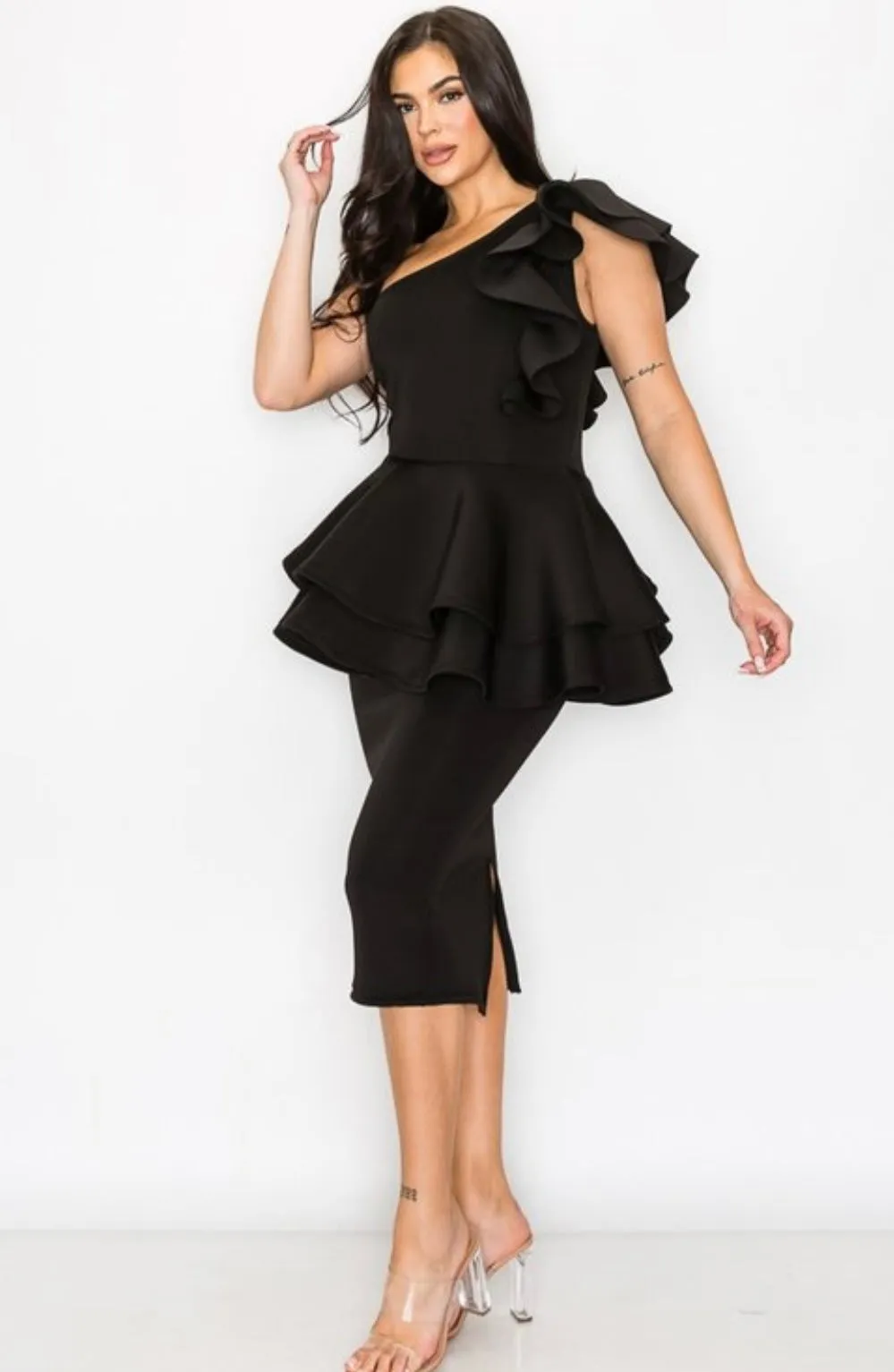 Elegance Ruffle Dress