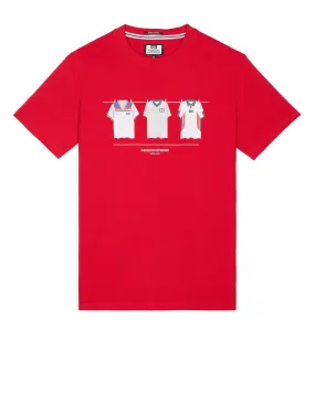 England Home Shirts T-Shirt Red