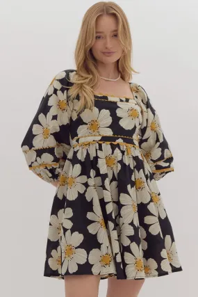 Floral Babydoll Mini Dress