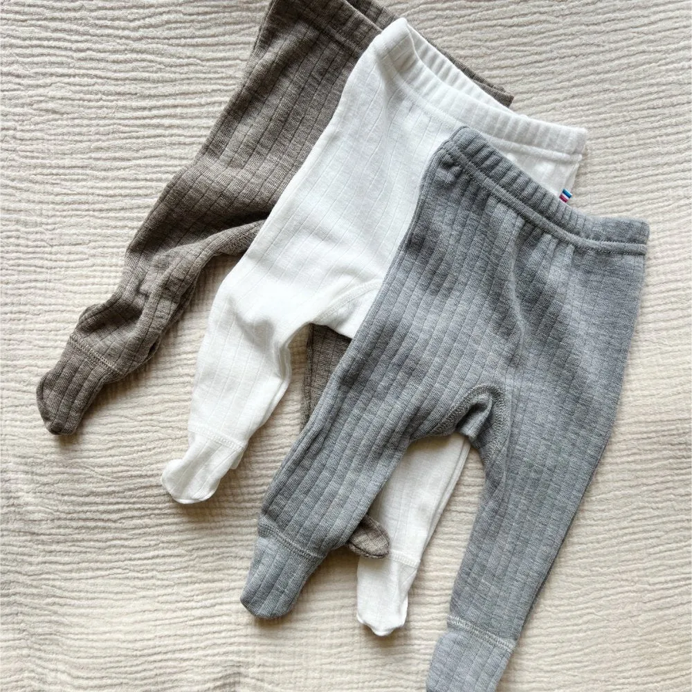 Footed pants - 100% Wool